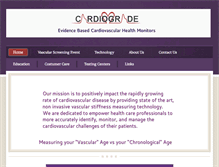 Tablet Screenshot of cardiograde.com